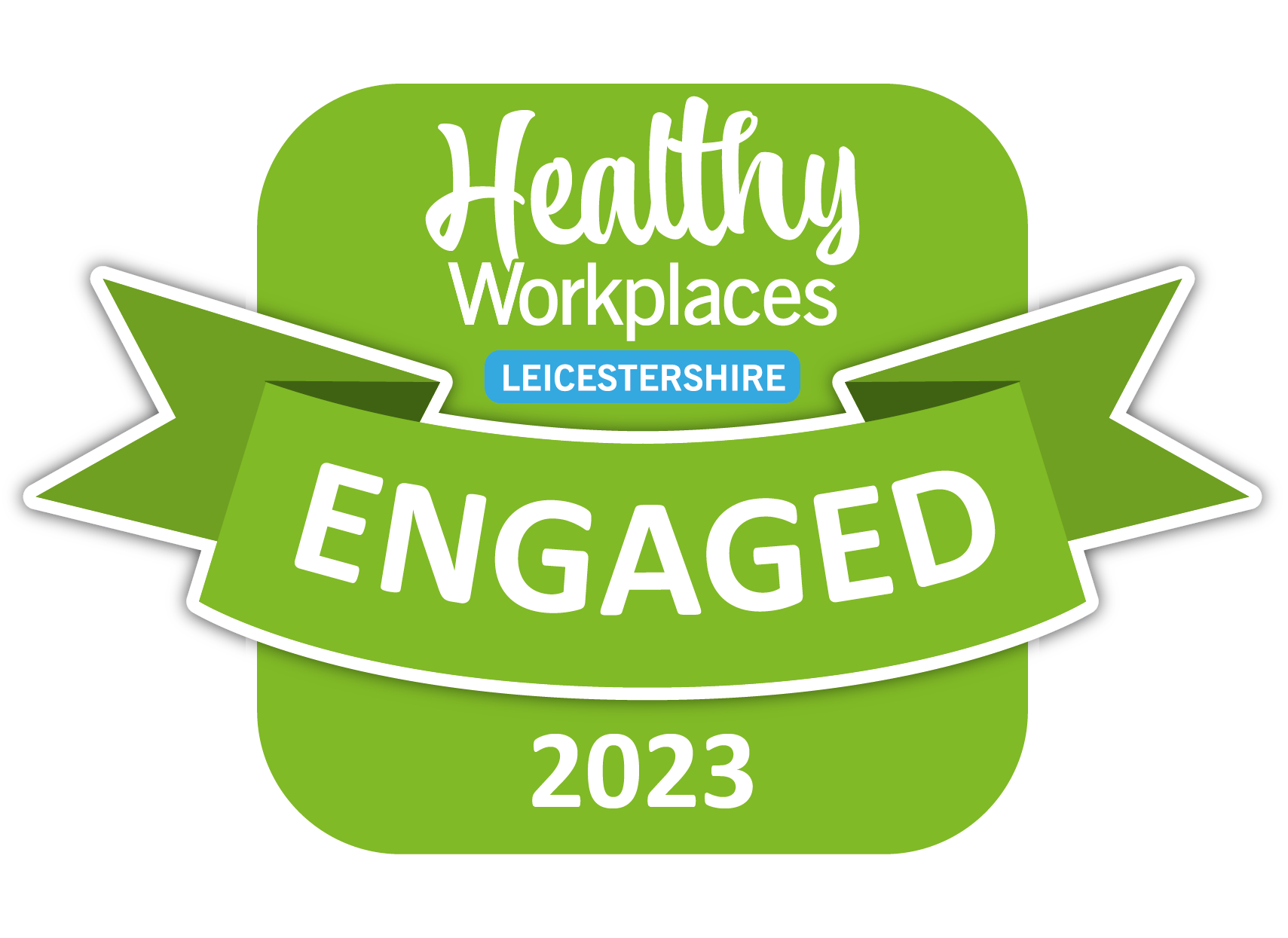 Healthy Workplaces Leiceistershire badge